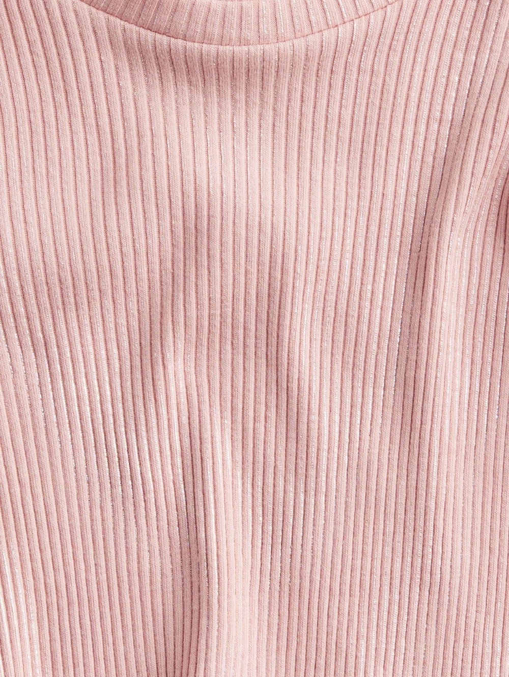 đź’– H&M Shimmery Pink 2-Piece Set | Flare Sleeve Top + Skirt | 2T (Fits 3T) NWOT - Picture 6 of 13